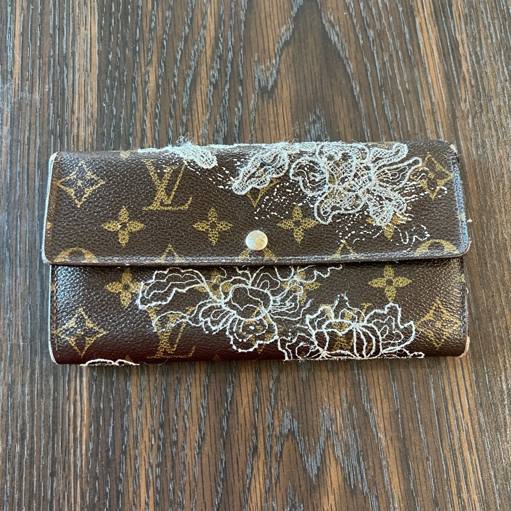 Louis Vuitton Embroidered Wallet